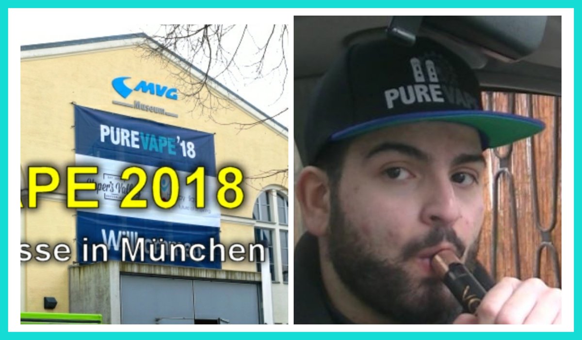 dampfauto's tweet photo. Macht euch bereit heute um 12 Uhr kommt meine Video zur #purevape #München #2018 online also mein Kanal nicht vergessen zu abonnieren https://t.co/RREgvHyCDh