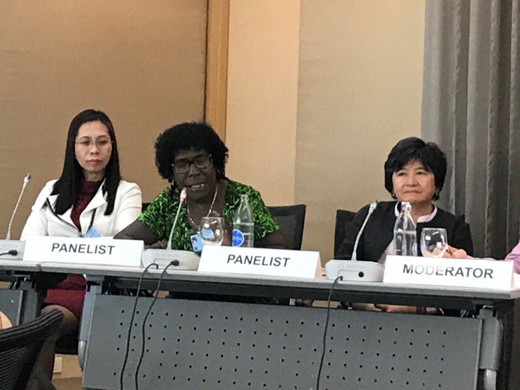 Strong women panel at "why people matter" #APFSD Gender equality key to #SDGs; can't be said enough <a href="/nadineravaud/">Nadine Ravaud | 🌍🇺🇳 #SDGs</a>