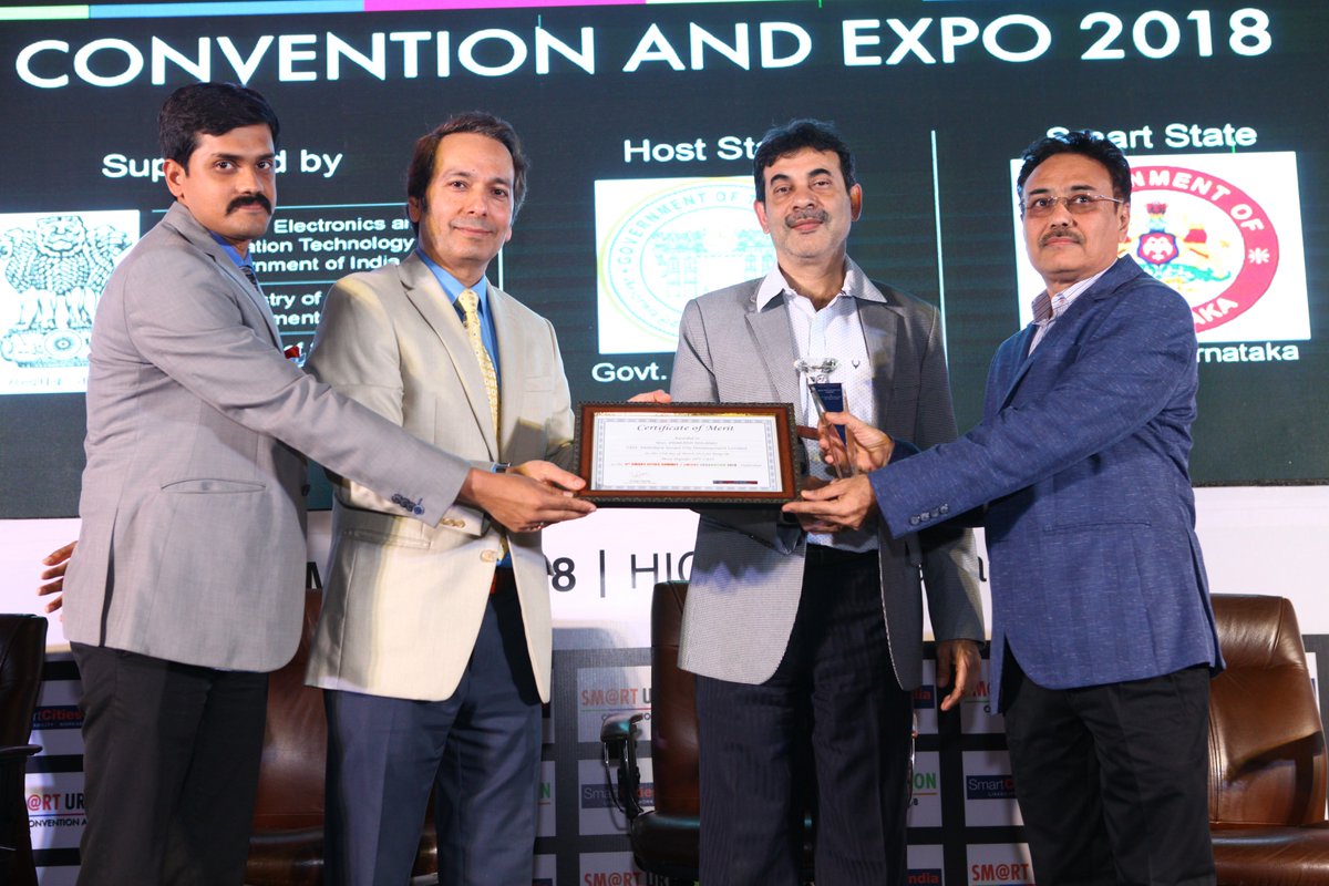 SmartCitiesIn's tweet photo. Presenting our #SmartU18 'Most Popular SPV CEOs' in India!
Congratulations to our winners! @mnagarajan @SuratSmartCity, @tejasvi_mahip @smartgwalior, #PrakashSolanki @VMCVadodara, @schandramauli @bhopal_bscdcl @jayesh_ranjan @PratapPadode @atulnalini @CMofKarnataka @TelanganaCMO https://t.co/Y0kWtjZR2y