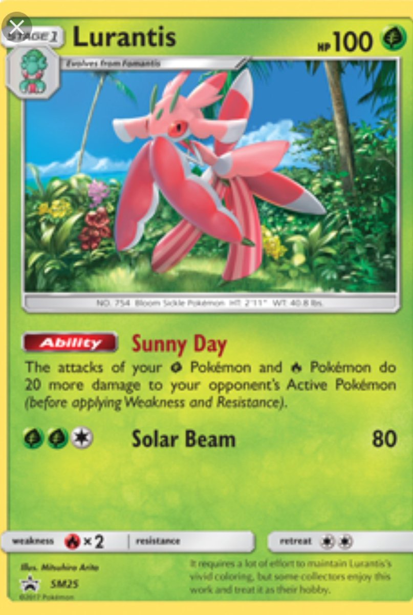 Get on this  5 card give away! (Details in video)

youtu.be/Lip3LcZBL80

If this tweet gets 15 RT & 15 likes
 I will give the Lurantis Promo TCGO Code to a lucky winner
#ptcgocode #giveaway #pokemoncardgiveaway