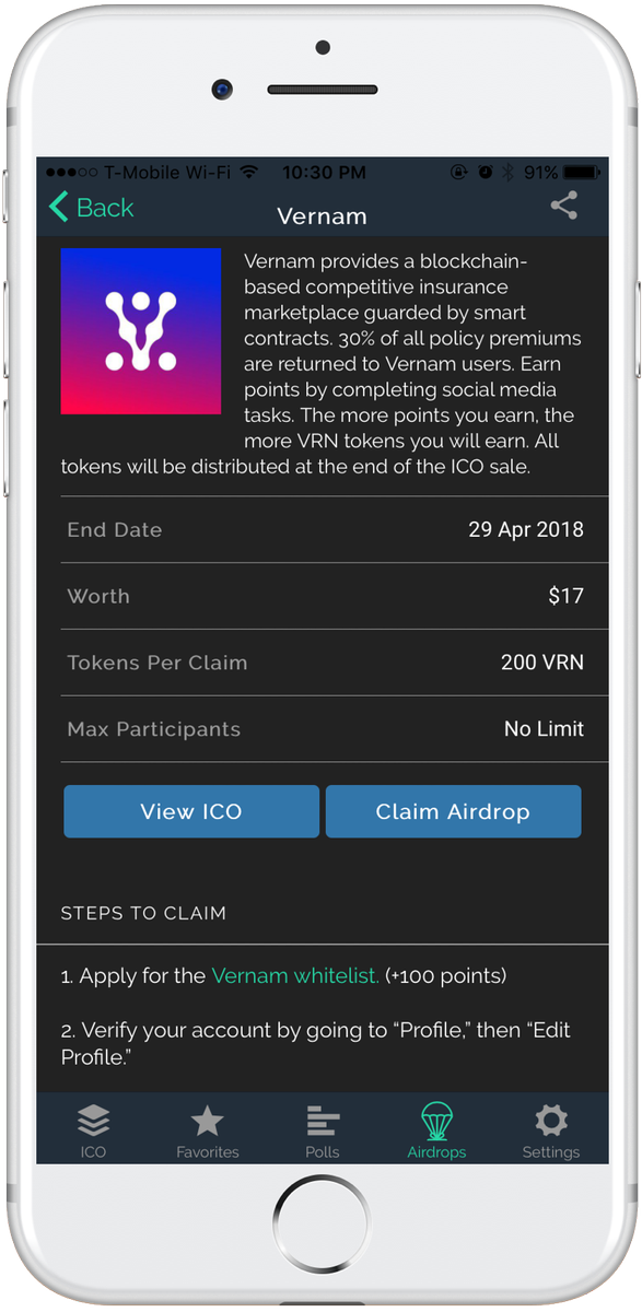 icoalarm's tweet photo. New ICOAlarm Airdrops Feature - A central place to manage all active airdrops and a great way to get introduced to new exciting ICOs, learn their project objectives, and earn some free cryptocurrencies while doing this #Airdrops #cryptocurrency #ICO #AirdropAlert #Crypto https://t.co/7o5z3cDi49