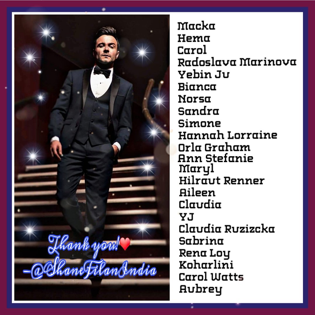 ShaneFilanIndia's tweet photo. Come join us!
Be a part of #ShaneFilanBirthdayProject! ๐๐๐
Message us for more details!
RT!โโโ https://t.co/k3mPKnJJmk