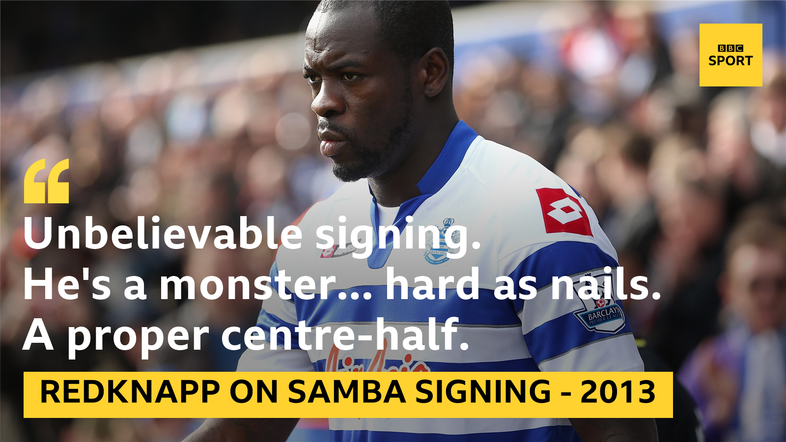 Happy birthday, Chris Samba! Throwback to when Harry Redknapp was absolutely buzzing to get him   