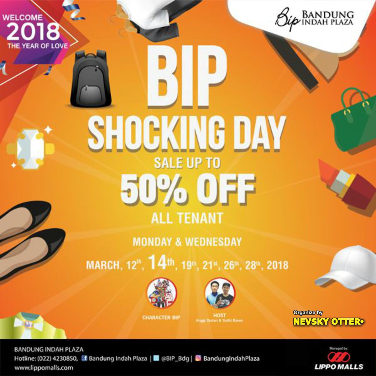 NevskyOtterplus's tweet photo. Last Day....😱😱😱
 BIP Shocking day, sale up to 50%...
 #shop #party #shocking #BIPjuara #YukKeBIP https://t.co/wEurpVJZss