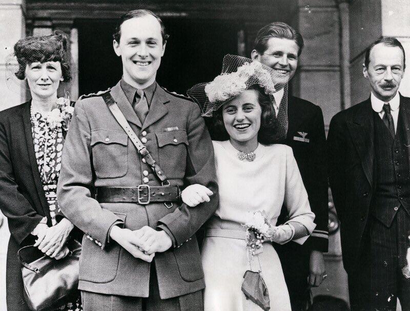 On May 13, 1948 JFK’s Sister Kathleen Cavendish, was killed in a Plane crash in France. Kathleen in the middle.