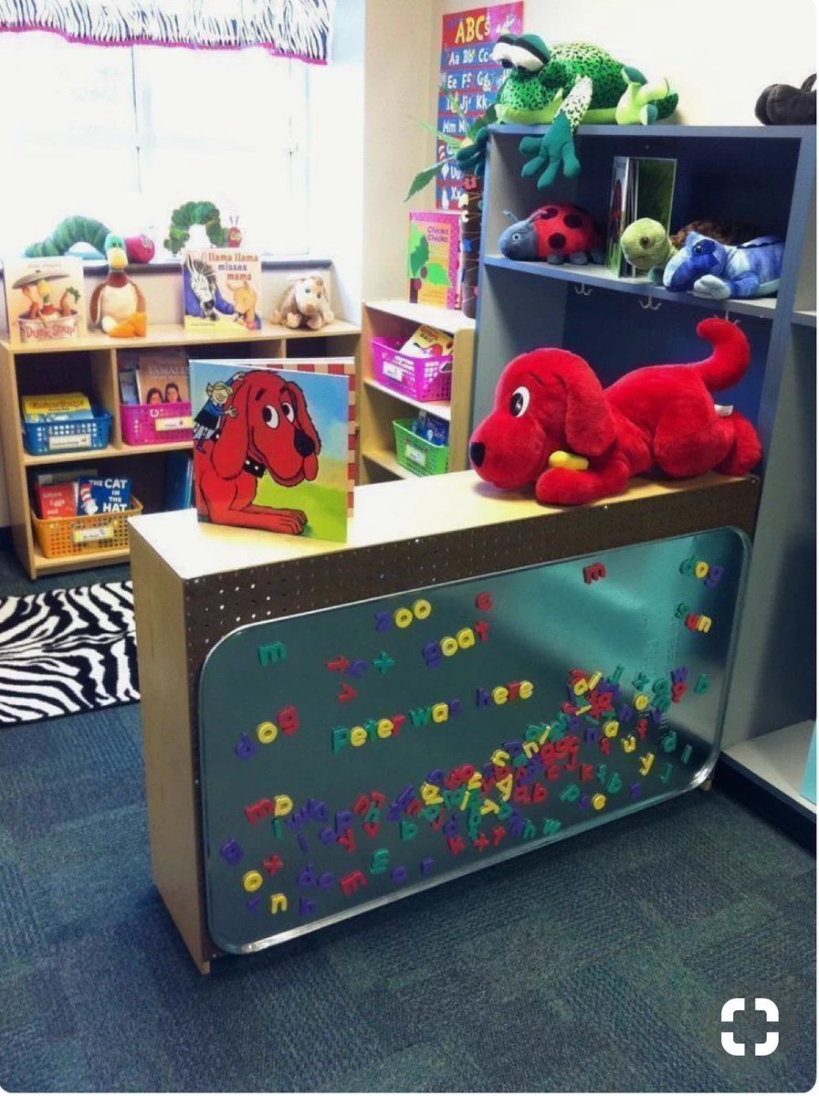 فكرة جميلة ان تضعي السبورة خلف الدولاب