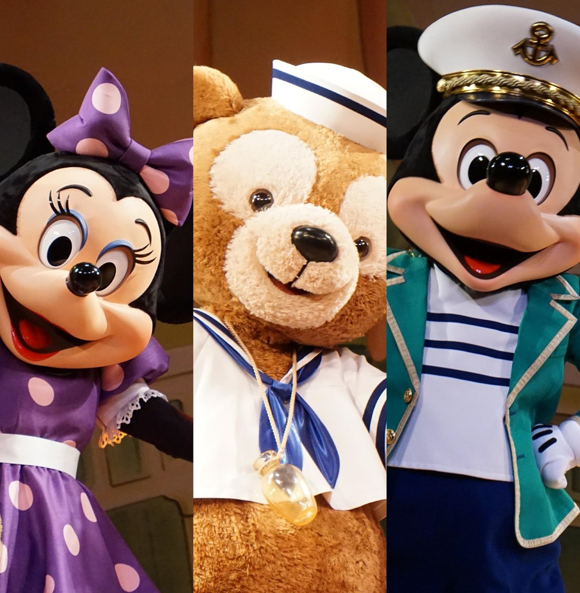 Disneylove4646's tweet photo. ミニー＆ダッフィー＆ミッキー✨ https://t.co/eb2xP5oKmw