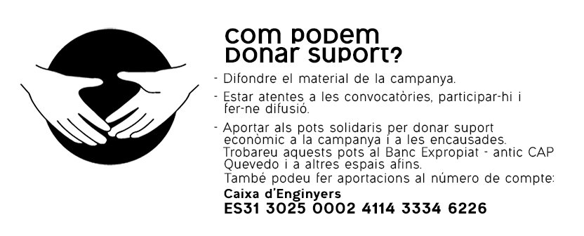 🔥 17 manifestacions i concentracions
🛠 3 reokupacions
💰 Més de 10.000 € en despeses judicals 
👮‍♂️ 10 persones encausades per la resistència al desallotjament del Banc Expropiat.

No les deixem soles, #SomMilers