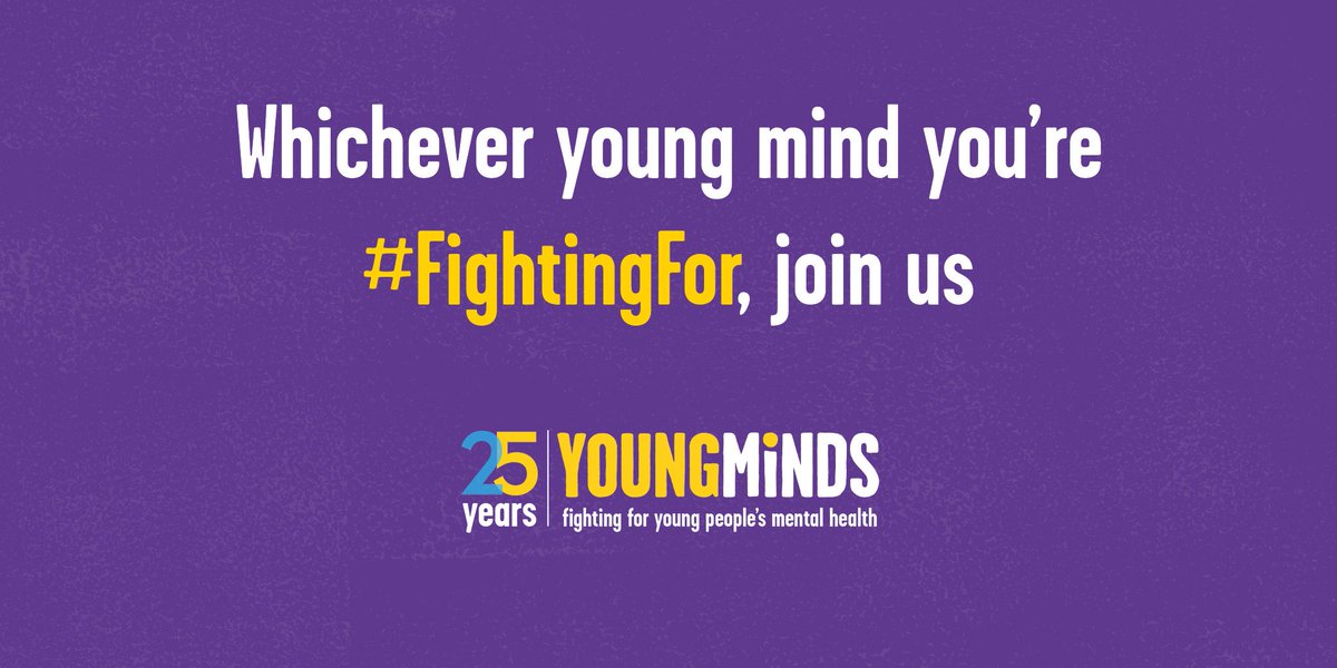YoungMindsUK's tweet photo. Today we turned 25. To mark the occasion, we launched our #FightingFor report because it is still MUCH too hard for children and young people to find mental health support. Whichever young mind you're #FightingFor, join us. 

https://t.co/WVJ9IayFjM https://t.co/yvz28g2deb