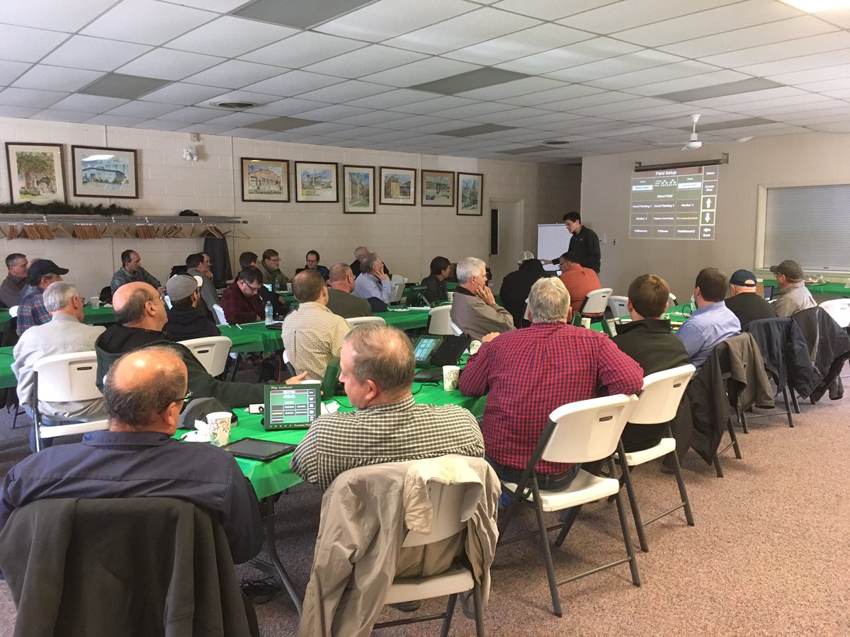 schlipf_jacob's tweet photo. @EricHuber485 and @akrhenley presenting at our final @precision_plant 20/20 Refresher meeting.  Even did a FaceTime of the meeting to Arizona! https://t.co/m4zrQOU9RA