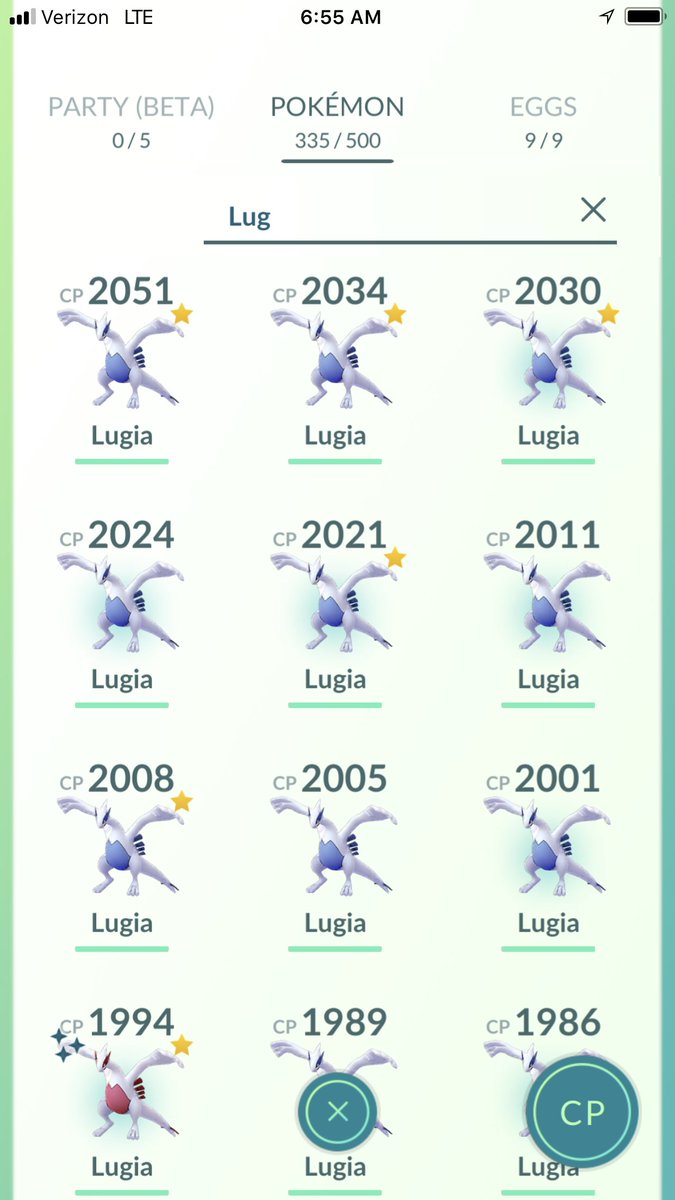 ShadedPalm's tweet photo. My Lugia’s😊
#PokemonGO #Legend https://t.co/hb0o5am3Vp