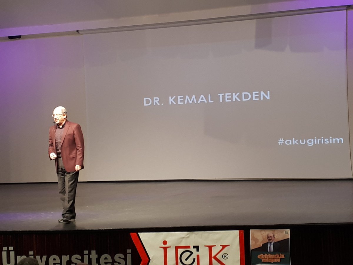 #akugirisim #iek Dr. KEMAL TEKDEN 'in katılımı ile  etkinliğimiz devam ediyor.