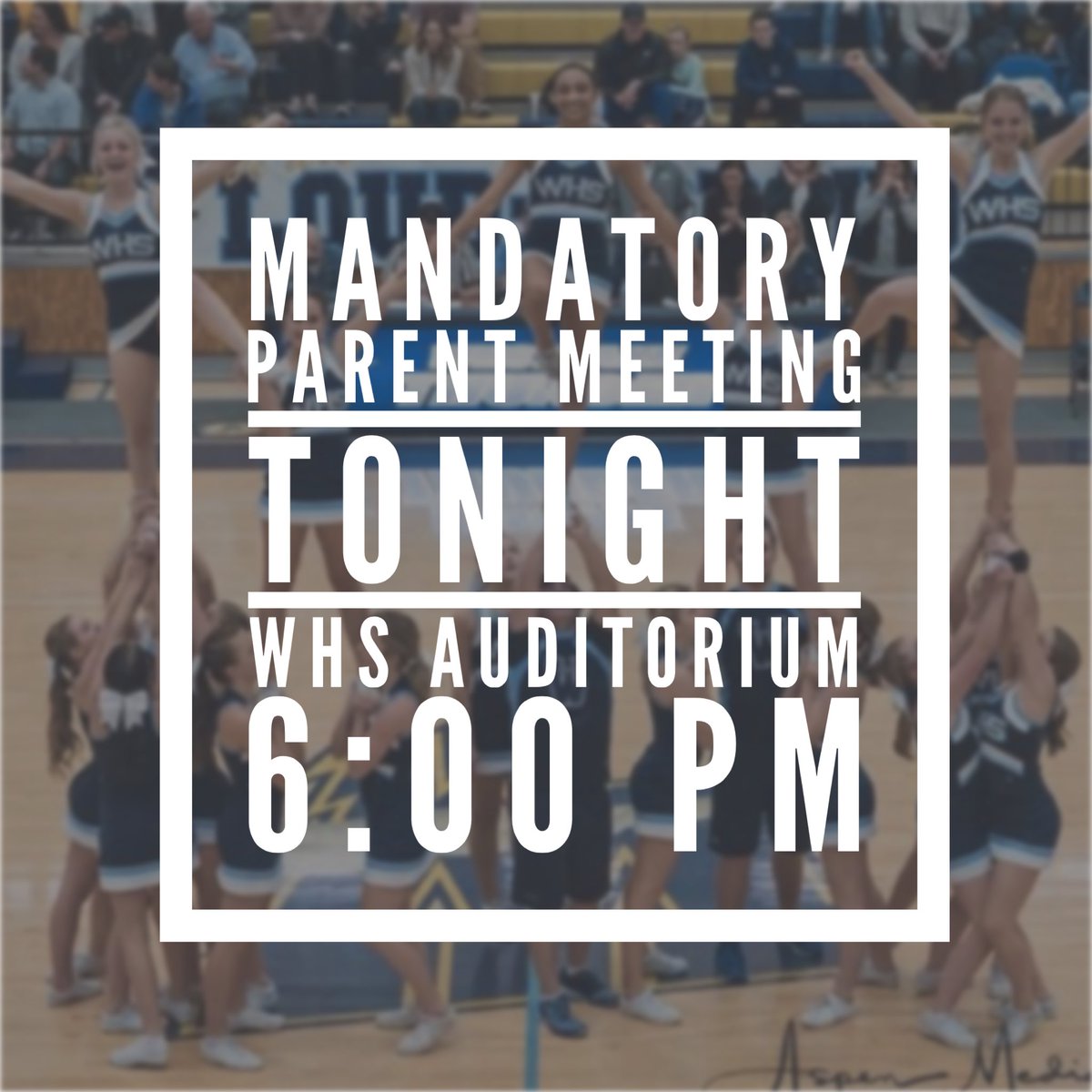 whscheer_squad's tweet photo. Tonight ‼️‼️‼️ https://t.co/eeh4a8Dtbw