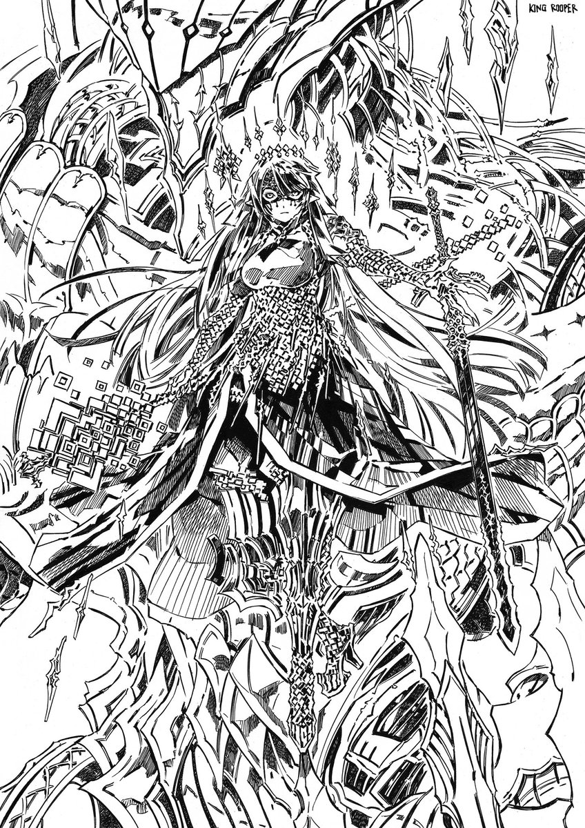 My main character in my upcoming online manga, Izelmaria of Demon City Overlords. This is her in her first demon form, edited and non edited. My wife, hahaha.
#originalcharacter #originaldesign #demonwaifu #overlord #zweihander #magicstaff #IzelmariaDunaAnmrah