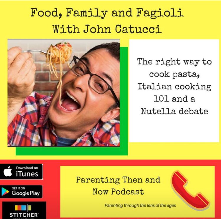 PTANPodcast's tweet photo. Family, #food and fagioli - that’s what @johncatucci and I discussed on the latest @PTANPodcast episode. Oh - we talked about #Nutella and #KraftDinner too. And things got ugly 😂😂😂 Listen/download here: https://t.co/09yOKk59oS #parenting #PodernFamily https://t.co/sgOfJ61D35