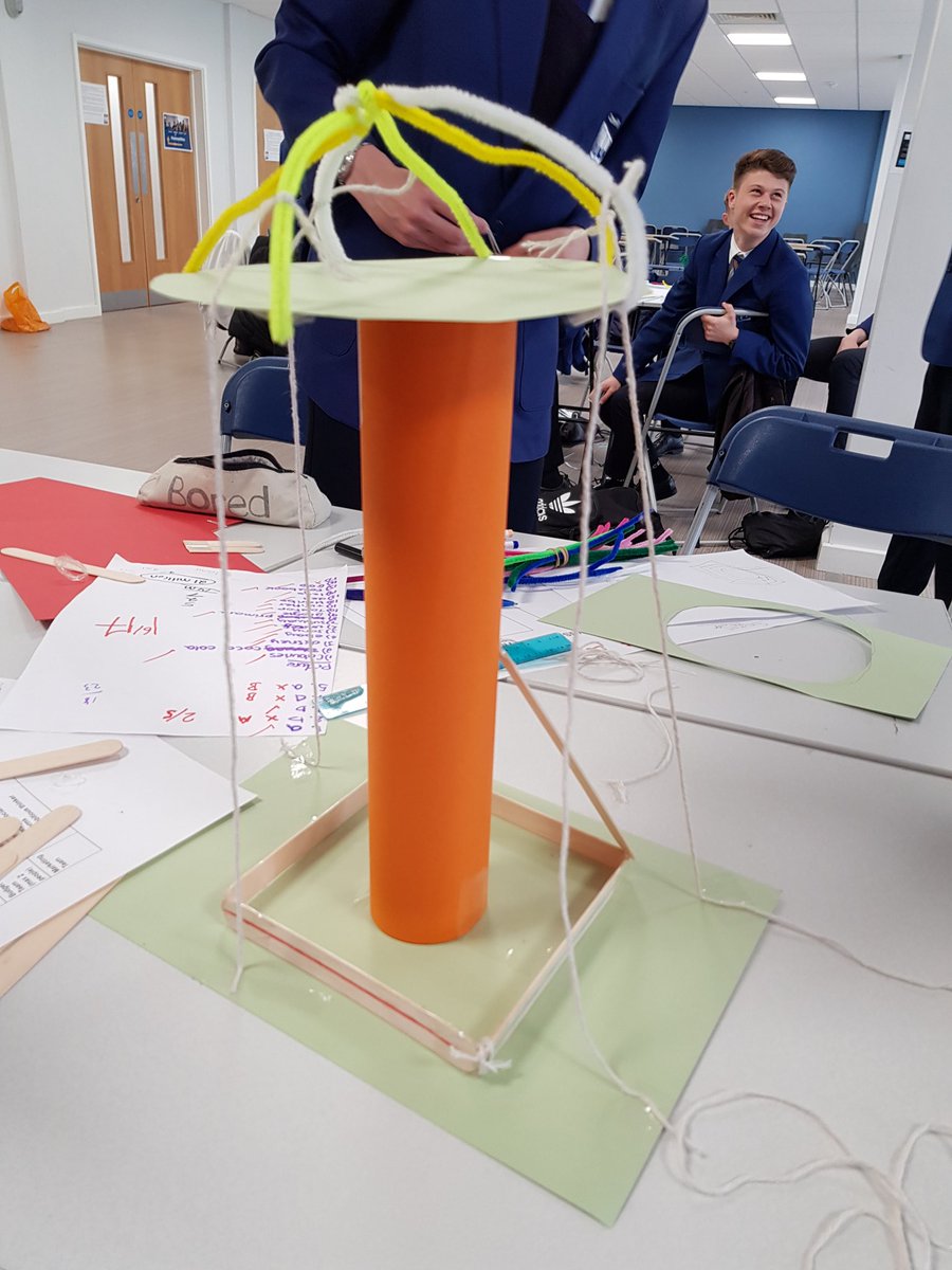 YEChallenge's tweet photo. Students at Cams Hill getting creative by designing sister towers to @SpinnakerTower as part of @PortsmouthColl #EnterpriseRoadshow 💡 https://t.co/f4SgSxWbOO