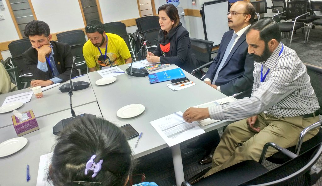 UNIDO_Pakistan's tweet photo. Under 1UN @UNIDO conducted #consultationsession w/Reps of #GB 2 ensure importance&potential of agribusiness dev. as generator of employment #leavingNo1Behind n the Devl 4 better #livelihood&food security&integration into global value chains 4 sustainable agri-food sector in #GBPK https://t.co/iyMTOmVjuU