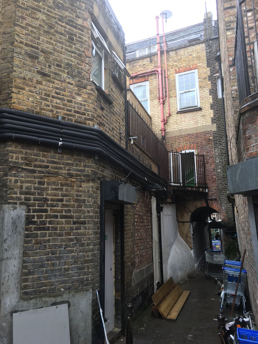 JTRConference's tweet photo. Woods buildings in the heart of Jack the Ripper’s London.  Did Mary Ann Nichols walk with the killer through this alleyway on 31st august 1888 ? #jacktheripper #london #jacktherippertour  @JackRipperTours https://t.co/0UeXh9uksF