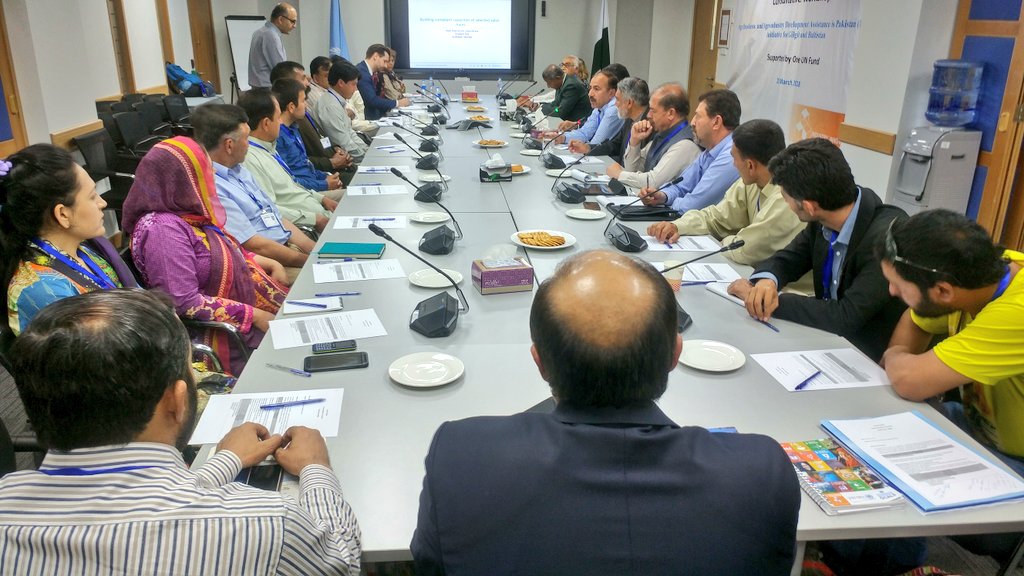 UNIDO_Pakistan's tweet photo. Under 1UN @UNIDO conducted #consultationsession w/Reps of #GB 2 ensure importance&potential of agribusiness dev. as generator of employment #leavingNo1Behind n the Devl 4 better #livelihood&food security&integration into global value chains 4 sustainable agri-food sector in #GBPK https://t.co/iyMTOmVjuU