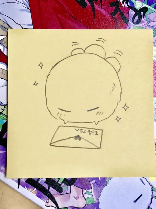 【ご報告】
編集部よりファンレターを頂戴しました!いつも、表情豊かな文字・可愛いイラスト・文章のセンス・手紙から伝わる皆様の個性が素敵で、感動したり、ときに笑わせて頂いたり、心底楽しく拝読しております♪筆を執って下さった皆さま、ありがとうございました!(ワザワ)#不機嫌なモノノケ庵 