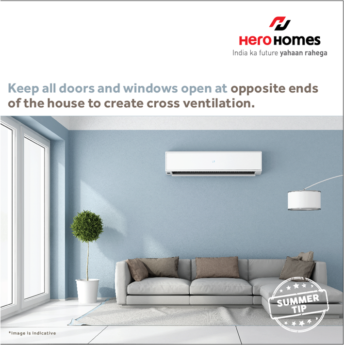herohomes's tweet photo. Summer is here and you must allow cross ventilation and lots of light into your homes. #SummerTip #HeroHomes https://t.co/4FrraCMuIQ
