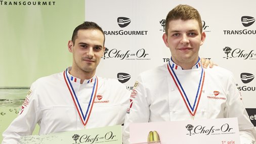 transgourmet_fr's tweet photo. #ChefsenOr 👏 Un grand bravo à #DylanDesmouslins et #VictorGrimon qui ont obtenu la 1ère place des Sélections Chefs et Espoirs de notre #Concours ! Ils remportent leur place pour la finale internationale qui se déroulera lors du salon @Equiphotelparis les 11 et 12 novembre ! https://t.co/RcPtCFM6qG