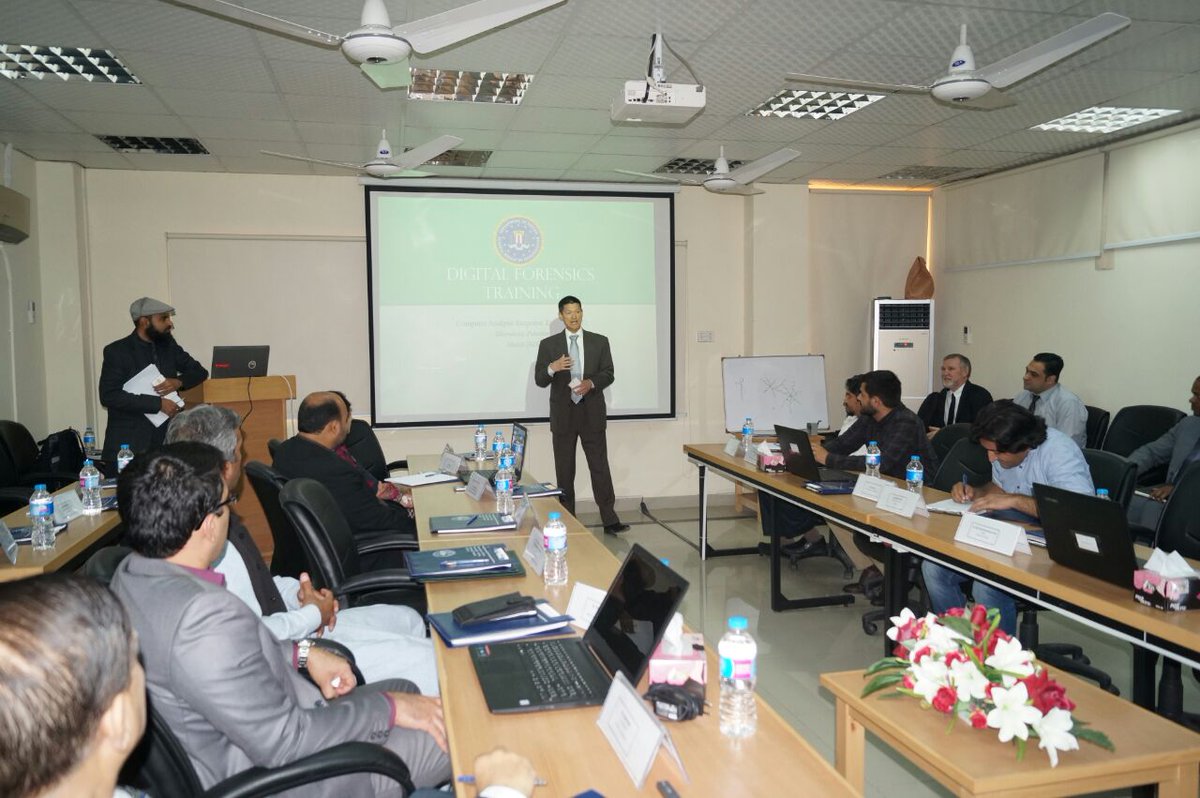 nfsapk's tweet photo. National forensic science agency #NFSA in collaboration with #ICITAP successfully conducted A week long training progrm on #DIGITAL #FORENSICS in #Islamabad from 12-16 March #2018.
The program was attended by digital forensics exprts from various #Forensic departmnts of #Pakistan https://t.co/HN5RjFVsym