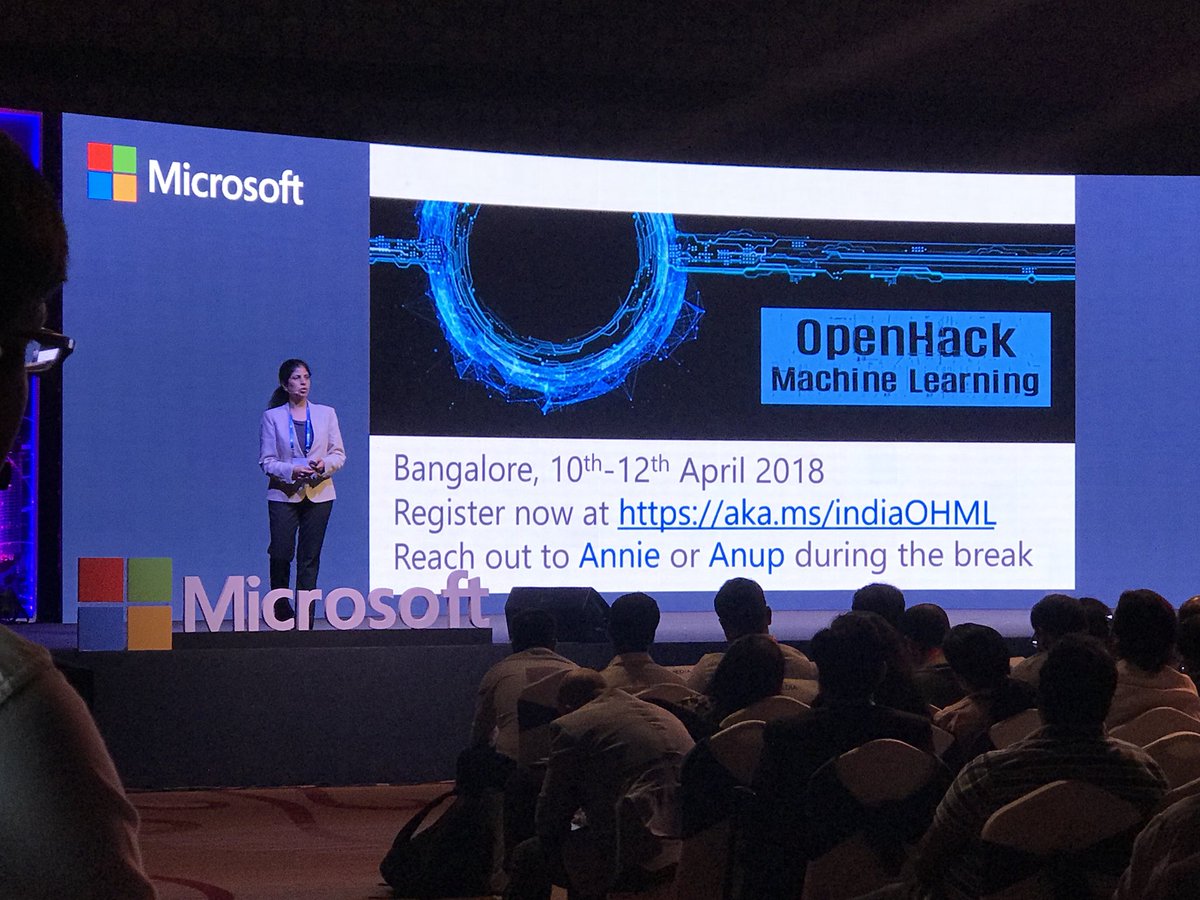 shrida's tweet photo. Aparna Gupta talking about power of AI that can be brought to all organizations at #AIforALL meet today at Bangalore https://t.co/A2macxxCon