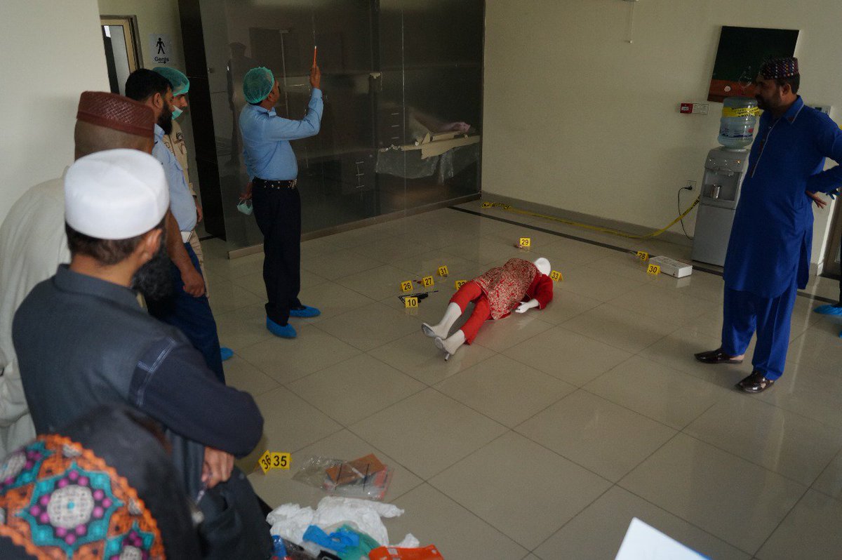 nfsapk's tweet photo. A few glimpses of the #successful week long Basic #Crime #Scene #training to Investigation #Officers.
#NFSA #Islamabad https://t.co/KpvRJ6ltDq