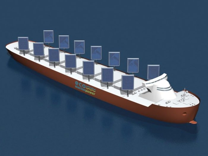 HarboursReview's tweet photo. Renewables on-board bulkers: https://t.co/yOMFfzGRzk The Greek shipowner Star Bulk and the Japanese tech company Eco Marine Power (EMP) have signed a memorandum of understanding. #Shipping #maritime #news #harboursreview https://t.co/ZxwrEZsaB3