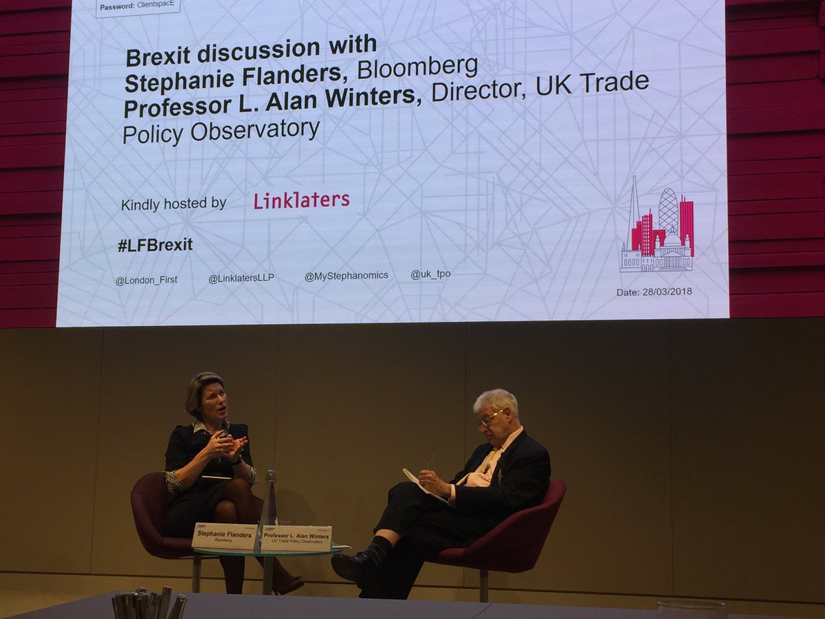 London First’s Brexit debate with Stephanie Flanders and Alan Winters.
Cutting insight from the speakers and it’s not all doom and gloom!
#lfbrexit #londonfirst @mystephanomics