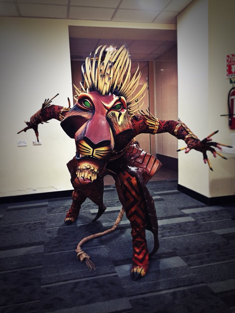 ALawrence1989's tweet photo. ITS OPENING NIGHT!!!! @TheLionKingPH #TheLionKingPH #LionKingInternational #excited #nervous #beprepared #scar #dreamrole #dreamjob https://t.co/NgulSO46sA