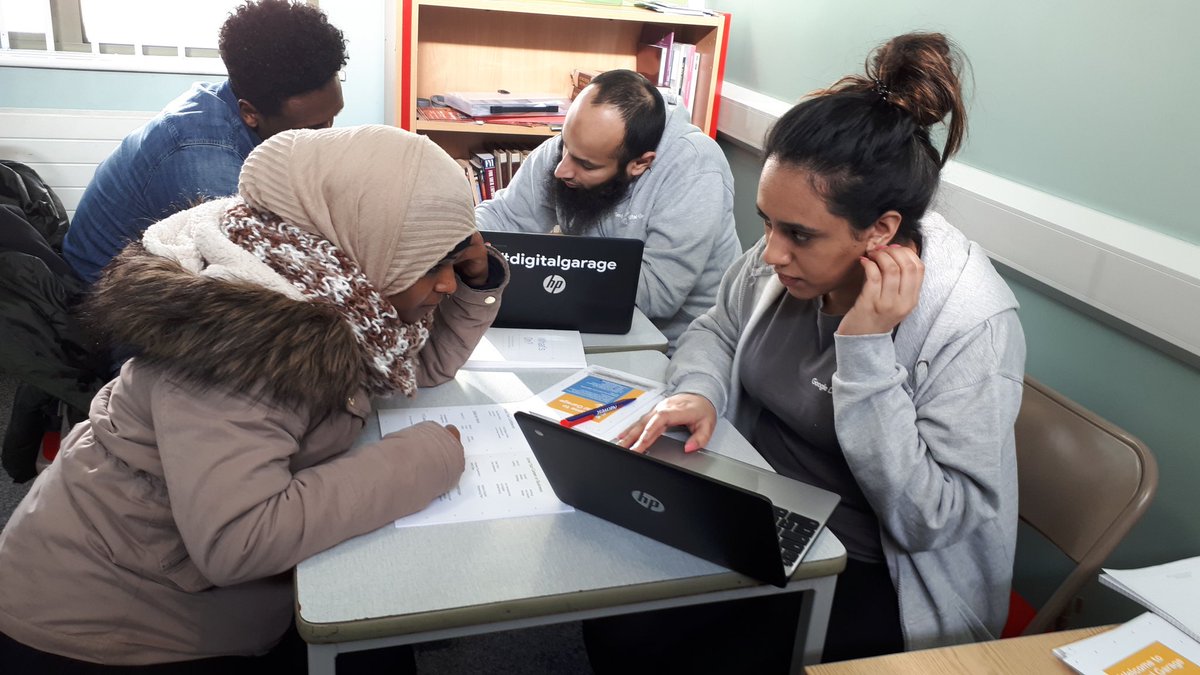 The fab <a href="/googleuk/">Google UK</a> #digitalgarage #Birmingham team are back at the <a href="/LadywoodJobClub/">Ladywood Job Club</a> TODAY helping local unemployed people to update CVs &amp; help with digital skills to find employment. Pop in to see the team #readyforwork #workingtogether