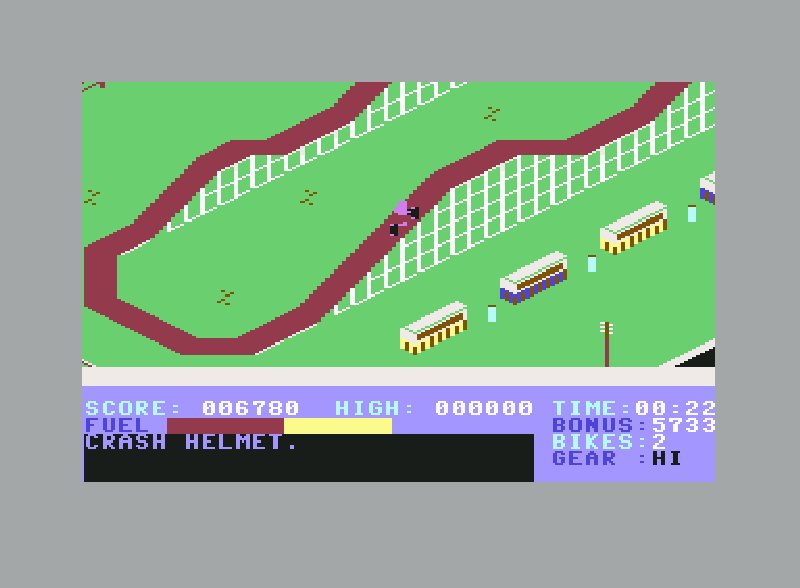 Retrogaming Memory! ❤

Title: Action Biker
Publisher: Mastertronic
Version: Commodore 64
Year: 1985