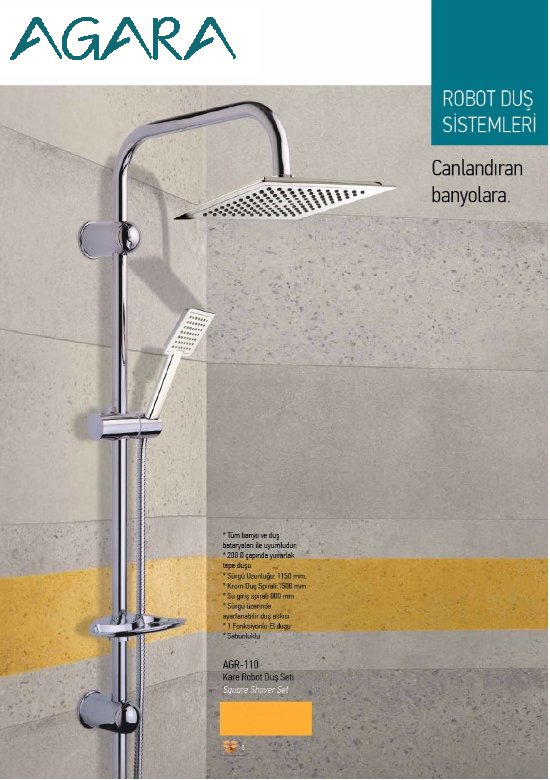 agara.com.tr 
#agara #armatür #agr #musluk #kalite #duşseti #robotduş #yaşayanbanyolar #bathrooms #evinizkadardeğerli #istanbul #tr
