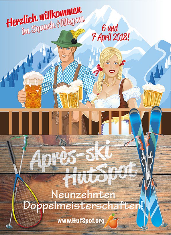 Nog 1,5 week en #HutSpot 2018 is daar..dank wederom aan alle helpende handen vanuit de #club en onze sponsoren hutspot.org/sponsor-index/ #squash #squashdoubles #apresski <a href="/ThePartySquash/">The Party Squash</a> #