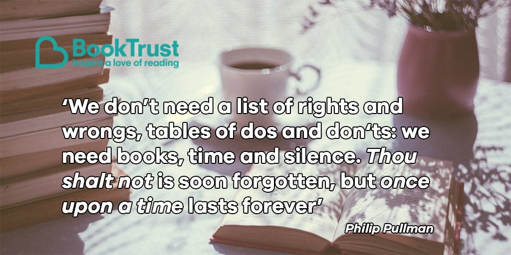 Today's #WednesdayWisdom comes from the magnificent <a href="/PhilipPullman/">Philip Pullman</a> - we think he might be on to something here...