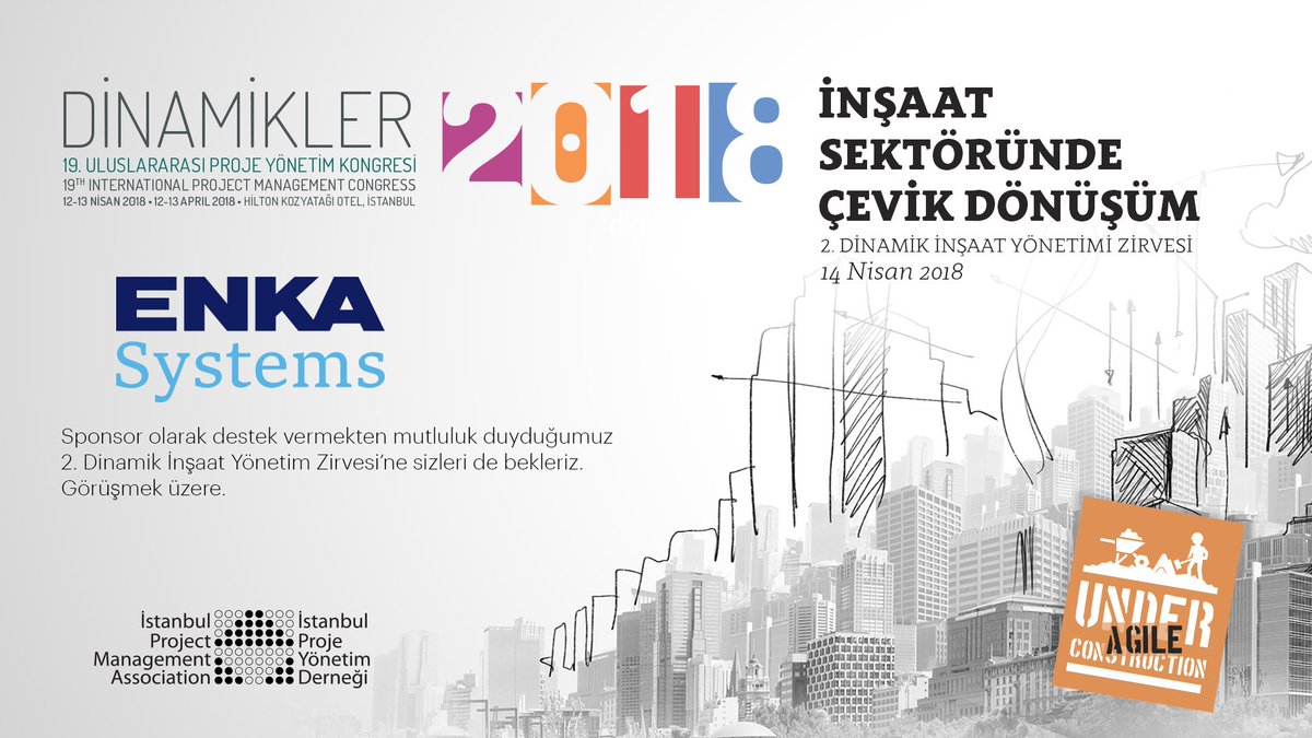 EnkaSystems's tweet photo. Sponsor olarak destek vermekten mutluluk duyduğumuz  2. @dinamikler İnşaat Zirvesi'ne sizleri de bekleriz. https://t.co/XK1JBqbkh2
