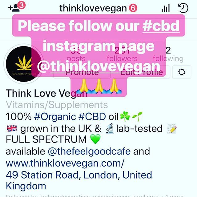 thefeelgoodcafe's tweet photo. Guys, please follow our #cbd instagram page
@thinklovevegan 🙏🙏🙏 thank you so much!
#vegan #vegansoflondon #vegansofldn #londonvegan #veganism #veganeats #veganlove #veganlondon #plantbased #veganfood #whatveganseat #veganpower #vegansofig #instave… https://t.co/pULhqDya44 https://t.co/iSRtLBy67e