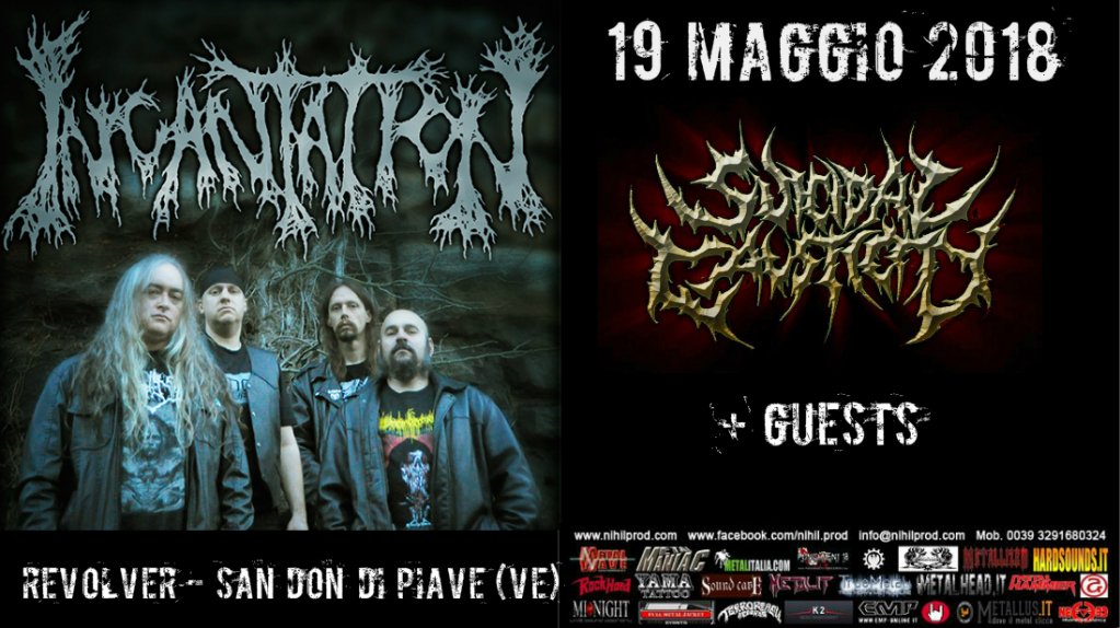 RevolverVenice's tweet photo. 19.05
Incantation+Suicidal Causticity+guests https://t.co/1bRx5eyWv7 https://t.co/3azDlAjxsD