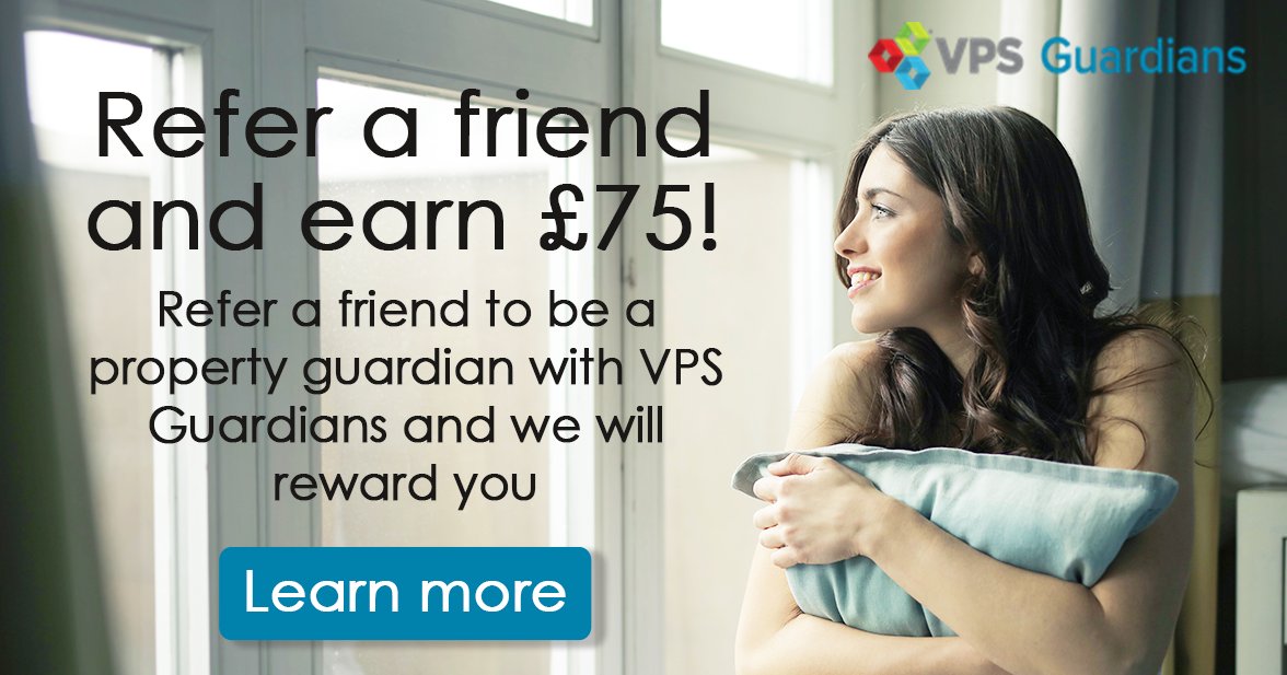 VPS_Guardians's tweet image. Refer a friend to become a #property #guardian &amp;amp; receive a £75 #reward after the new guardian has lived at #VPSGuardians’ property for at least 3 months.
buff.ly/2GaG9Mu