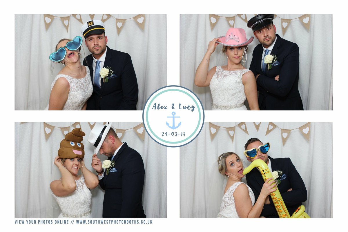 bowring747's tweet photo. Just getting back to normal after an amazingly perfect weekend! Shout out to @SW_PhotoBooths for our lovely photos from our wedding at @SidmouthHHotel https://t.co/rT7px3HgeK #married #wedding #photobooth https://t.co/b9ZlbqnspK