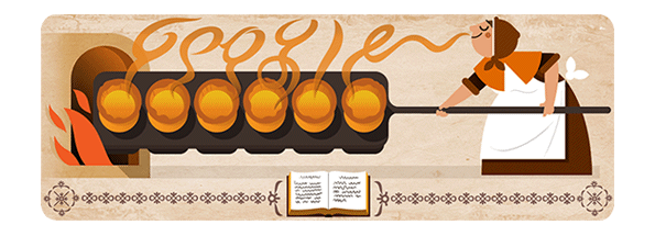 OlyversPRLondon's tweet photo. Google - today's home page recognises - Hannah Glasse was an English cookery writer of the 18th century. She is remembered mainly for her bestselling cookbook The Art of Cookery made Plain and Easy, first published in 1747. https://t.co/KiqbE2juQO