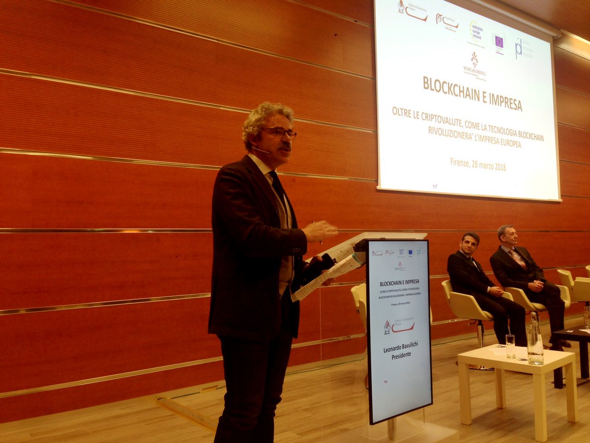 CamComFI's tweet photo. La #blockchaintechnology è già utilizzata da tante nostre imprese: per capirne di più segui la diretta streaming da #Firenze https://t.co/UDLzuHKvmA https://t.co/dqsnBHYp5o