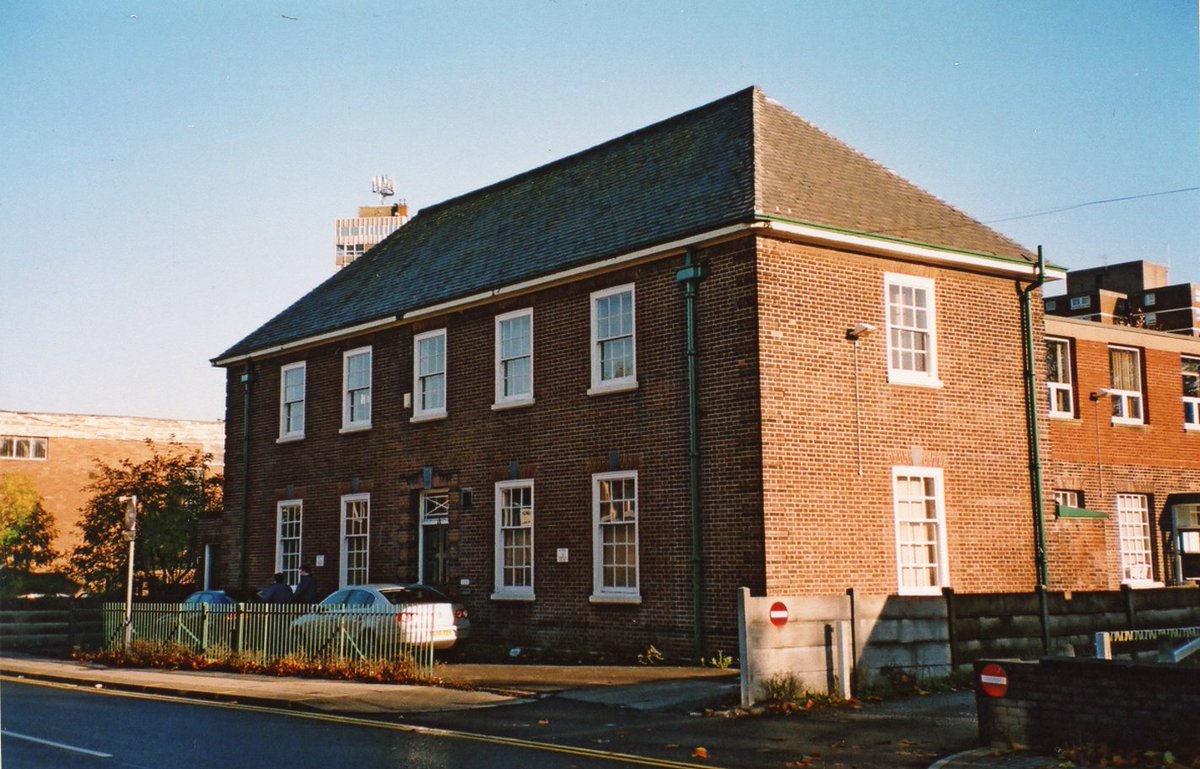 Markwcharnley's tweet photo. #OTD 1934 the new Labour Exchange opened on Corporation Road in #Eccles. It was demolished in 2006 and is now a car park. @ecclesteam @CelebrateEccles #History https://t.co/SUzvWh22kD