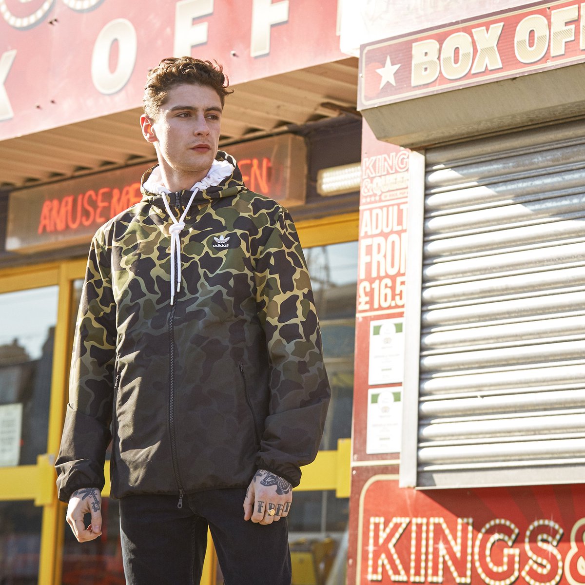 scottsmenswear's tweet photo. Enjoying your long weekend so far? It's just about to get better, the adidas Originals Camo jacket is now £55 in the bumper Easter sale. Won't be there long!
See all sale: https://t.co/UxhiWwZ5sX
#scottsmenswear #adidasOriginals #adidasJeans #ORIGINALis https://t.co/NKNecDOyjC
