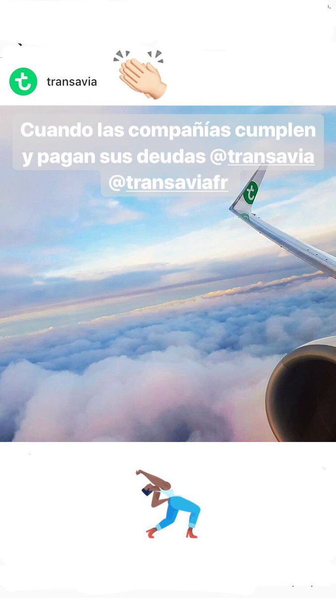 ancaducu's tweet photo. It’s fair to say good for you @transavia. They’ve paid for our delayed flight from Paris. https://t.co/yIGT2WFLux