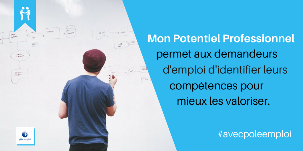 FranceTravail's tweet photo. [#RencontresEmploi] Avec le nouvel outil "Mon potentiel professionnel", les demandeurs d'#emploi peuvent identifier et mettre en avant leurs atouts, connaître les #compétences recherchées par les recruteurs, définir un projet de #formation https://t.co/1HVBUt0Opy