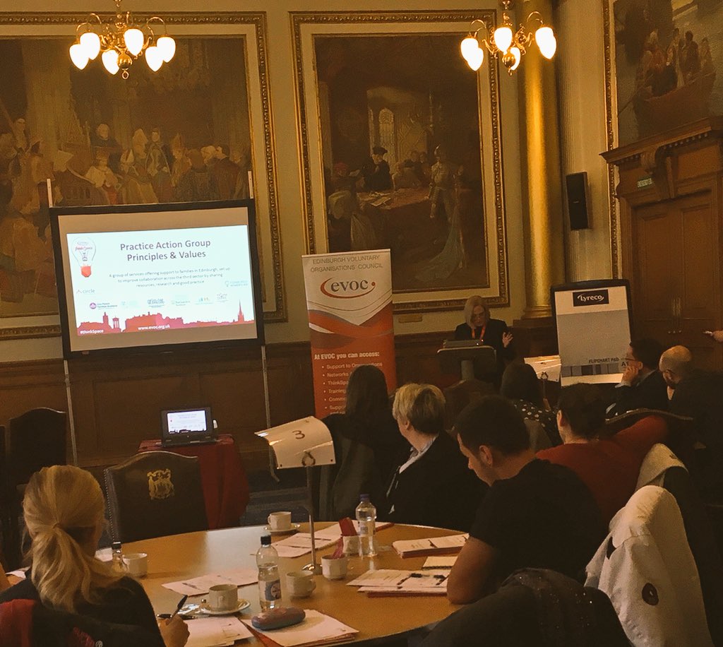 evoc_edinburgh's tweet image. We’re meeting today with our colleagues in the third and statutory sector to discuss prevention in children’s services - opening speeches from @PKHinnovation @CircleScot  @BarnardosScot and @Edinburgh_CC #thinkspace