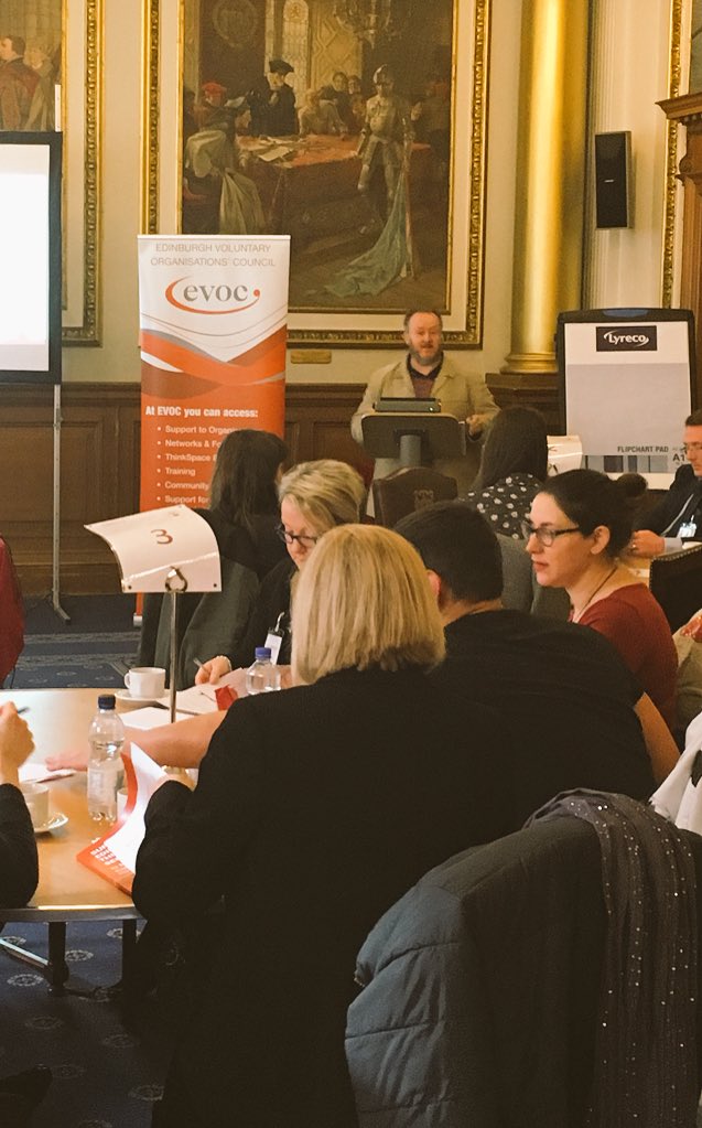 evoc_edinburgh's tweet image. We’re meeting today with our colleagues in the third and statutory sector to discuss prevention in children’s services - opening speeches from @PKHinnovation @CircleScot  @BarnardosScot and @Edinburgh_CC #thinkspace